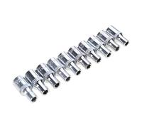 ZWTPGKRD Set di chiavi a bussola corte metriche professionali da 1/4", 6 punti, da 4 mm a 14 mm, accessori per riparazione e manutenzione
