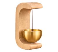 ZWTPGKRD Shopkeepers Campanelli Campanello in legno Campanello a vento per frigorifero camera portico giardino e cortile decorazioni interne esterne negozianti campane