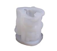 ZWTPGKRD Silicone realistico della muffa di cottura per il cioccolato che fa facile a Demould Bougie che fa muffe