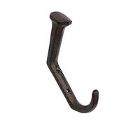 ZWTPGKRD Stili industriali Gancio da parete in ferro Unghie Vintage Design Robusto Organizzatore d'Ingresso per Appendere Giacche Chiavi Cappelli Ufficio Case Decors Nero Bucolico Gancio per Porta