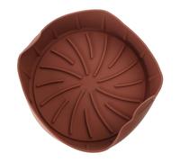 ZWTPGKRD Vassoio rotondo in silicone spesso per cottura ad aria per friggere padella per pane torta di pollo fritto pizza accessori per cucinare silicone e gadget