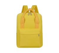 ZWTPGKRD Zaini comodi della scuola impermeabile della costruzione del tessuto di Oxford e della spalla regolabile zaini alla moda per il viaggio, Giallo