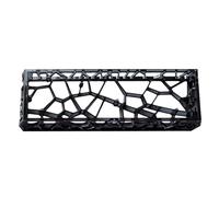 ZWWAAZHF 1PC GH60 Tastiera Ventilata Shell Case, Trasparente Nero | La durata migliora i flussi d'aria per GH60 GT60 Più marche Installazione facile Configurazione di raffreddamento efficiente