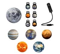 ZWWAAZHF Proiettori astronomici a stella con display planetario e supporto regolabile creano ambienti cosmici interni Proiettori USB Star Lampada modificabile