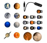 ZWWAAZHF Proiettori astronomici a stella con display planetario e supporto regolabile creano ambienti cosmici interni Proiettori USB Star Lampada modificabile