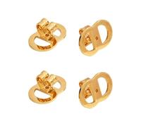 ZWWAAZHF Stabilizzatore invisibile per orecchini a 8 design, anti-goccia, per orecchini pesanti, accessori comodi da indossare in oro/argento, clip per orecchini a prova di cedimento