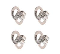 ZWWAAZHF Stabilizzatore invisibile per orecchini a 8 design, anti-goccia, per orecchini pesanti, accessori comodi da indossare in oro/argento, clip per orecchini a prova di cedimento
