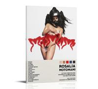 ZWWHUG Motomami - Tela artistica da parete con album di Rosalía, decorazione artistica da parete per camera da letto, soggiorno, camera da letto, con cornice, stile 50 x 75 cm