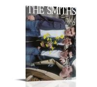 ZWWHUG Stampa artistica da parete su tela con scritta "The Smiths The Queen Is Dead", decorazione artistica da parete per camera da letto, soggiorno, camera da letto, con cornice, stile 60 x 90 cm