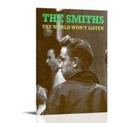 ZWWHUG Tela artistica da parete con scritta "The Smiths Strangeways, Here We Come", decorazione artistica da parete per camera da letto, soggiorno, camera da letto, con cornice, stile 30 x 45 cm