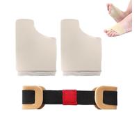 ZWWOGE 2+1 Tutore Alluce Valgo Correttore,Divaricatore Alluce Valgo, Calzini per Alluce Valgo, Correttore Alluce Valgo e Separatori con cuscinetto in gel di silicone integrato, Supporto Protezione