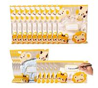 ZWWOGE 20 Pezzi Bustine Corredino Neonato Ospedale 10 Grandi 5 Medie 5 Piccole con Penna Borsa Parto Ospedale per Asilo e Viaggi Organizer Sacchetti per Vestiti Neonato Nascita Busta Trasparente