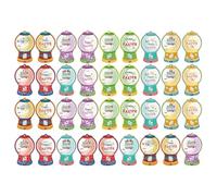 zwxqe 36-Piece Easter Candy Cards, Festive Candy Dispenser Supplies, Easter Celebration Supplies for Friends Coworkers Neighbors Home Office Family Gatherings Boys Girls Classroom School Party Favors