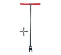zwxqe Acqua Shut Off Key, T-Shaped Check Valve Wrench, Valvola Spanner, Plumbing and Irrigation Tool, Outdoor Accessory for Backyard Garden Lawn Construction Home Maintenance, 7.87 Inches