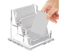 zwxqe Acrilico Business Card Holder, Clear Name Display Rack Stand, Multi
