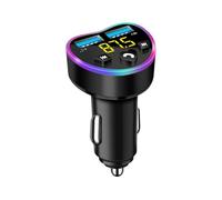 zwxqe Adattatore wireless per auto,Adattatore wireless per auto | Caricatore da USB a doppia porta per una ricarica rapida - Lettori audio Mp3 intelligenti per chiamate in, ricevitore audio