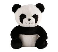 zwxqe Animale di peluche di panda orso - 9,44 pollici di peluche per comfort, per respirazione realistico con copertura lavabile, compagno morbido per bambini, ragazze, ragazzi, Halloween, compleann