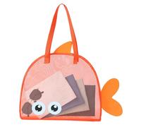 zwxqe Beach Tote, Reusable Shopping Bag, Large Grocery Carryall, Lightweight Multifunctional Shoulder Bags, Travel Tote for School Picnic Gym Vacation Holiday and Everyday Errands, arancione, Se