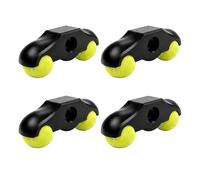 zwxqe Bike Trainer Rocker Feet | Noise Reduction Kit with Tennis Balls | Vibration Dampening Trainer Accessories | for Home Gym Living Room Basement Apartment Workout Area Fitness Zone