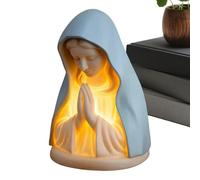 zwxqe Blessed Mother Mary Night Light, Soothing Warm Lighting Crafts, Holiday Night Light, Religious Decorative Lamp, for Home House Christmas Nursery College Room Decoration Gift, 3.35 Inches