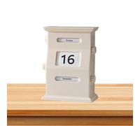 Zwxqe Block Calendar for Desk, Retro Calendar Blocks Desk Date Display, Desktop Decor Date Blocks for Office Desk,for Colleagues, Friends, Family, Stylish Desk Decorations