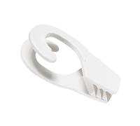 zwxqe Boat Hangers, Single-Handed Hook, Quick Connect Cleats, UV Resistant Rail Clips, Durable Marine Fastener, Ideal for Yacht, Dock, Buoy, Outdoors, Door, Sports, 32mm, Black, White