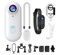 zwxqe Body Camera, Pocket Action Camera, Wearable Vlogging Device, 170 gradi Wide Angle Lens, Waterproof Sports Cam, Compact Video Recorder, Ideale per moto, ciclismo, Hiking and Travel