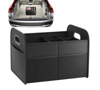 zwxqe Car Trunk Organizer, Folding Storage Box, 30L Waterproof Container, Multipurpose Holder For Diaper Fruits Vegetables Snack Camping Tableware, Accessories Sedan SUV Travel Use, 12.6x10.83 inches