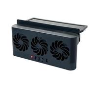 zwxqe Car Window Fan, Auto Solar Air Circulation Fan, Auto Ventilation Fans, Three-Head Design Cooling Tool, 2.5W 5000 RPM, Ideal Use for RV Small SUVs Truck Sedan