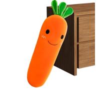 zwxqe Carrot Hugging Pillow, Soft Plush Cute Carrots Pillow, Compact Hugging and Comfort, Lightweight Stuffed Carrot Toy for Kids Adults, Sleeping, Bedroom, Sofa, Office Decoration