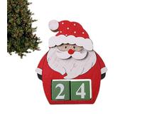 Zwxqe Christmas Countdown Blocks | Countdown Display | Holiday Countdown Decor, Festive Countdown Blocks, Wooden Christmas Countdown, Holiday Decoration for Home