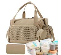 zwxqe Convenient and Stylish Baby Organizer, Large Capacity Diaper Bag Tote with Pacifier Case, Reusable Accessories, Diaper Bag for Home and Travel 17.72x9.06x11.81 Inches