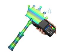 zwxqe Credit Card Wand, 3D Printed Contactless Card Holder Case, Fun Style Wallet Accessory, Convenient Tap Go Holder for Men Women Supermarkets Cafe Shopping Checkout Travel, Telescopic Model-forest