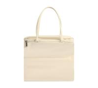 zwxqe Crochet Knitting Project Bag, Spacious Portable Organizer Tote with Pockets, Travel Knitting Bag for Tools Hooks Needles Yarn, Thread, for Beginners Hobbyists And Craft Enthusiasts