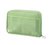 zwxqe Custodia a - borsa per matite cartone animato in poliestere per scuola, organizzatore multifunzionale ad alta capacità con 12 scomparti, supporto portatile durevole per la scrittura di attrezza