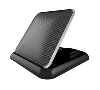 zwxqe Dashboard Phone Mount, Anti-Slip Suction Pad, Adjustable Smartphone Holder, Carbon Fiber Phone Stand for Car, Truck, Oro SUV Navigation and Hands- Use