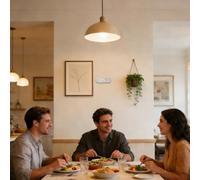 zwxqe Digital Wall Clock, with Temperature and Date Display, Silent Alarm Clock, Modern Easy Read Design for Daily Use, for Seniors Room Office Classroom Garage Gym Kitchen Bathroom Farmhouse