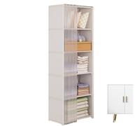 zwxqe Dust-Proof Wardrobe, Heavy Duty Portable Closet Wardrobe