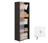 zwxqe Dust-Proof Wardrobe, Heavy Duty Portable Closet Wardrobe | Garment Shelf Closet Organizer | Clothes Rack with Non-Woven Fabric Cover, Adjustable Storage for Bedroom Organization