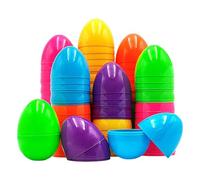 zwxqe Easter Eggs Empty Fillable, Fillable Easter Eggs, 50 Colorful Easter