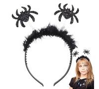 zwxqe Fascia fantasma di Halloween, Fasce di Halloween per le donne, Costume di da ragno elastico, fasce per capelli di per ragazze e donne