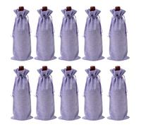 zwxqe Festive Wine Packaging, Reusable Wine Bag, Elegant Wine Carrier, Wine Bottle Protector, Special Occasion Wine Cover for Birthday Celebrations, Christmas, Family Gatherings 35x15cm