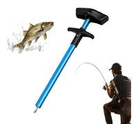 zwxqe Fish Hook Remover, T Shape Puller Tool, Fishing Hook Extractor with Grip, Aluminum Safety Unhooking Device, Handheld Tackle Accessory for Saltwater and River Lake Pond