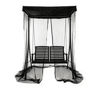 zwxqe Fly Netting for Patio, Portable Foldable Canopy Tent, Breathable Mesh Screen with Zipper, Protective Outdoor Enclosure, Versatile Outside Cover Suited Parties and Reliable for Backyards