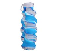 zwxqe Foldable Bottle, Travel Water Bottles, 500ml Sport Reusable Lightweight Portable Cup, Compact Folding Hydration Solution for Picnic, Outdoors, Hiking, Mountaineering, Camping