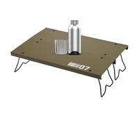 zwxqe Folding Camping Table for Outdoor Adventures, Aluminum Alloy Foldable Camp Table with Lightweight Stability, Convenient Dining Furniture, Beach Trips, Fishing, Backyard Gatherings