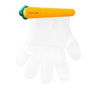 zwxqe GLOVE Holder Wall Mount, Carrot Shape Clip, Space-Saving Design, Multifunctional Organizer, Home Storage Hook, Ideal for Kitchen and Refrigerator Doors, 7.87x0.98 Inch
