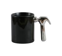 zwxqe Hammer Handle Coffee Mug, 350ml Ceramic Funny Cup, Artistic Coffee Drinkware for Birthday Christmas Thanksgiving Present Husband Dad Home Kitchen Office Bar Gift Idea