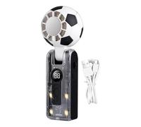 zwxqe Handheld Fan Tool - Calcio Shape Foldable Blower, Cooling Fan for Spectating, Compact Hand Tool, Spectators Travelers Piece with Silent Motor Function, Hikers Ventilation for Refreshing