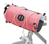 zwxqe Handlebar Borse per biciclette, Front Bike Storage Bag, Cilindro Storage with Reflective Strips, 8,66 x 4,72 x 4,33 pollici Portable Tool Carrying Case Outdoor Adventures Cycling Trips